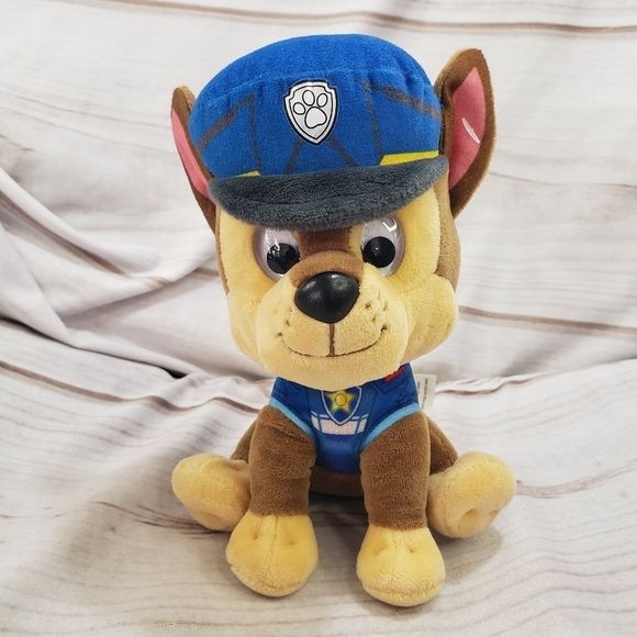 Gund Paw Patrol Chase German Shepherd Dog Plush Stuffed Toy Policeman 7 Inch - Picture 1 of 11